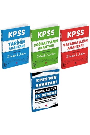 MNZ-المفتاح إلى 2024 Kpss الممارسة الثقافية العامة 3 و 45 مقالات - Anahtar Kitap