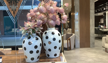 الموز مزدوج MNZ مع الزهور - 20302 - Cadde Yıldız