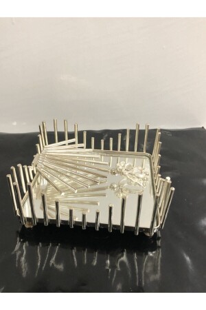 MNZ- الفضة اليابانية وردة مرآة محفظة النابكين 204 - nuraccessory