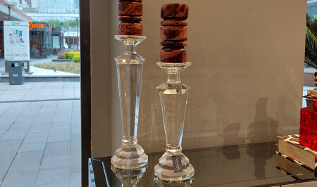 شمعة من الزجاج المزدوج MNZ - 20429 - Cadde Yıldız