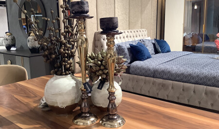 شمعة من الذهب المزدوجة من MNZ - 20455 - Cadde Yıldız