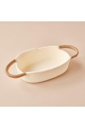 MNZ- مونتانا سلة العاج البيضاء (20x29x8 سم) - Bella Maison