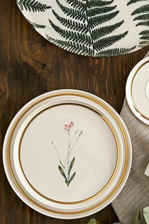 MNZ- النمط نباتي طلاء مسطح 21 سم - Porland