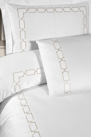 MNZ-- إطار الحوض مطرز 210 Tc القطن ساتين غطاء المزدوج المطبخ مجموعة N. SET 05 - PASIONI