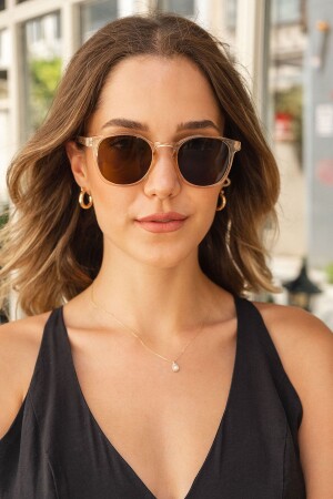 نظارات شمسية نسائية من ألوان شفافة من MNZ 21821-1 - Monvago