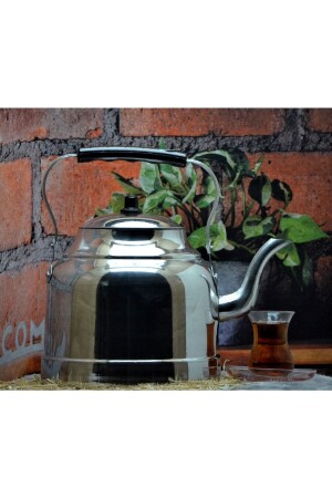 علبة شاي من الألومنيوم MNZ مع مسدس أعلى رقم: 22 (4 لتر) aükd22 - qpazar