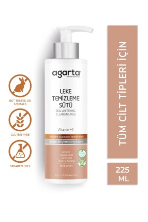 MNZ- طبيعي للكرة البقع والكياج إزالة الحليب 225 مل AGK-869654345 - Agarta