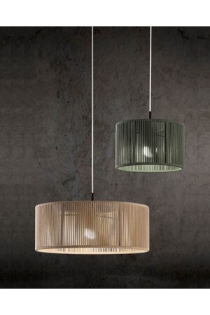 MNZ-تزيين الإضاءة معلق الشنابل بيج 22AVZMKP022375 - EACHTOME