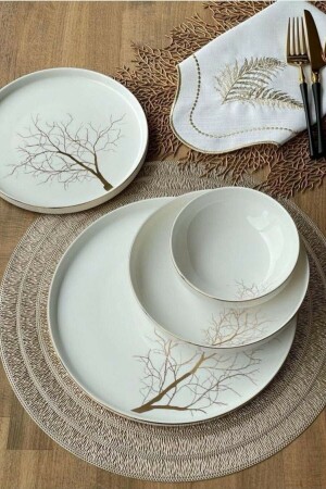 شجرة مودرن من MNZ 24 قطعة مجموعة الطعام لـ 6 أشخاص CZM1751 - Pink&More