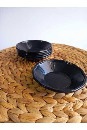 طقم من الشاي من MNZ 24 كوبات كوب الشاي الأسود صوص A-24 - lufy