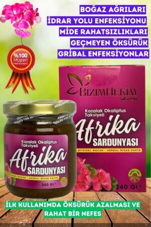 MNZ-أفريقية للكريانيوم لصق خاصة مع المنثول والإوكاليبتوس 240GR - Bizimhekim