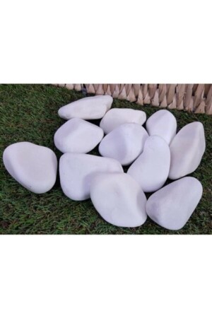 MNZ-دولوميت الحجر الأبيض 25 كجم 6-10 سم النهر الحجر الحجر الحجر الحجر الحديقة الحجر الزخرفي الحجر الدولوميت الحجر الديك - Ekodoğa