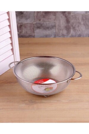 MNZ - مقاس كبير من الفولاذ المقاوم للصدأ استراين 25 سم - Fame Kıtchen