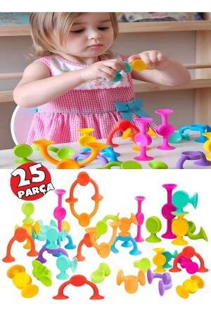 كوب التسرب من MNZ جزيء الفراغ 25 قطعة كتلة بناء الحواسية Fidget حاسوب التعليمية اللعبة Bultak - Nesoedu