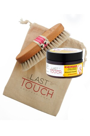 جيل مناهض للخلايا من MNZ 250 مل + فرشاة خيل الخيل الطبيعية (مع فيتامين سي) - Last Touch