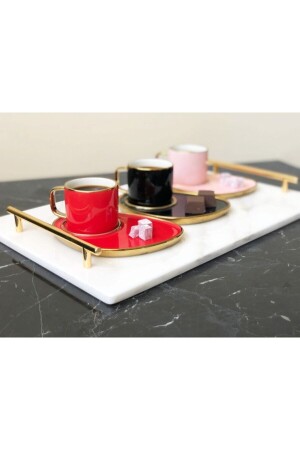 سلة من الرخام الطبيعي من MNZ 25x40cm الذهب المنحدر، سلة الالتزام CL2540SLM - Modestmar