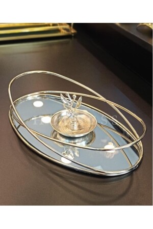 MNZ-معدات مرآة ديكوراتية عرض الصندوق حلقة الزفاف صندوق الكتلة 26 سم X 38 سم HSS-Alyns - Housess