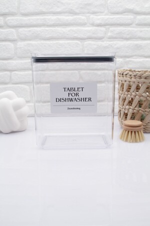 MNZ- غسيل الأطباق قرص مضغوطة ميكا غطاء الفراغ 2600ml zeze000142 - zezedesing