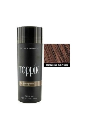 MNZ- الشعر الحجم الألياف المتوسطة البني 27. 5 g 8680937004719 (غير أكسدة) - Toppik