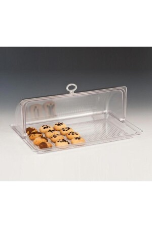 حاوية تخزين من مادة MNZ-بوليكاربونات مع غطاء رول، وعاء بيل 28x43 سم 123ALKZCP267 - Zicco