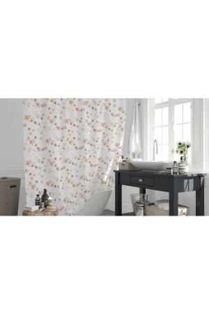 الستائر المزدوجة للدش من MNZ 2x110x200 سم 6812 - Jackline