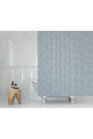 الستائر من الحمام من نوع MNZ - الجناح المزدوج 2x120x200cm الستائر من نوع المطر مع حلقات 16 C هدية - Tropikhome