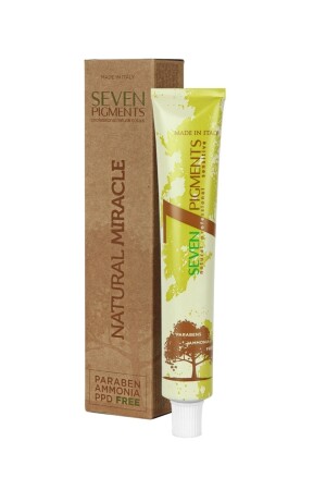 MNZ- ((سبعة بيغمنت) صبغة الشعر العضوية 3. 0 بني داكن 60 مل 1562 - Natulika