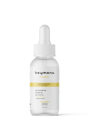 MNZ- يساعد على إزالة الفجوات والجواهر السوداء والبقع وتساوي اللون الجلدي 3 في 1 سيروم 30 Ml 8683302525192 - beymona