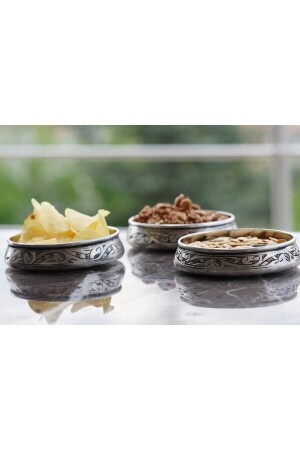 MNZ-حفرة الخرسانة النحاسية خليطات الوجبات العشوائية مجموعة 3 - 11 سم OYMCRZ - Bakır Concept