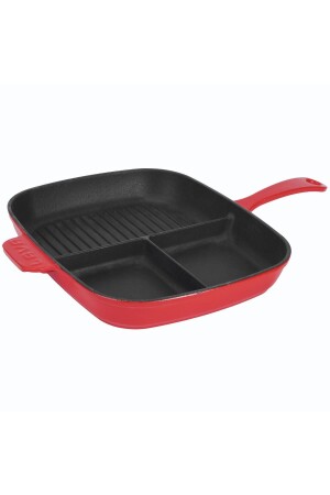 MNZ-القطع المستقيم 3 قطع جريل بان الحديد الصلبة القطع الصلبة: 26x30 سم 8682998022541 - Lava