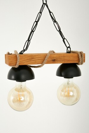 MNZ- الخشب الحبل 3-قطع الشنابل الروستيكية التصميم الحديث والنوتر3 - megüsa