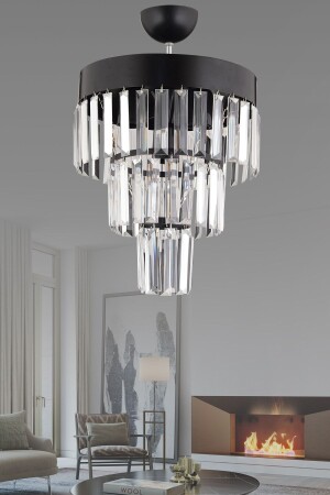 MNZ-رومانية 3-قسم الشنابل الحديثة مع حجر البلور الأسود 30' s4557452 - Docklight