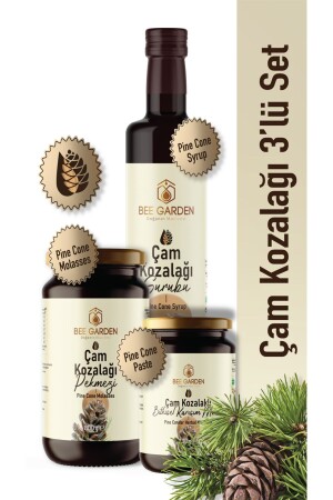 مجموعة من مخروط النخاع من MNZ 3 قطع مخروط 500 مل - مالاس 800 ج - معجون 230 ج ALF19373400242 - Bee Garden