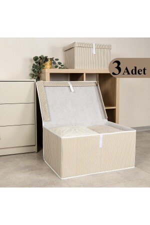 صندوق MNZ متعدد الأغراض من 3 ميغا مشبك براون 60*40*30 سم - Alas