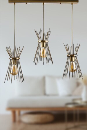 غرفة المعيشة الراجعة الحديثة من MNZ - المطبخ - مقهى تصميم صفة الألوان القديمة الزهرة 3 قطعة الشنابل 70220211 - Modavize