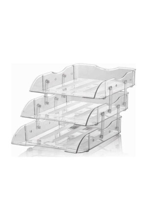 مرفق وثائق متحركة من طراز MNZ 3 قطع شفاف 8808 - Cassa