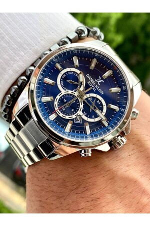 MNZ-الصدأ المقاوم للصدأ المزروعة ساعة الذكور +3 atm مقاومة للمياه 2 سنوات ضمان DKBSRN810055 - Daniel Klein