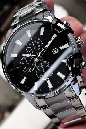 ساعة يد الرجال MNZ 3 ATM مقاومة للماء الذهب لون الفولاذ الحبل العصا هدية Agr06 GNC4628 - Tom Jones