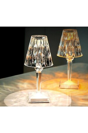 مصباح طاولة من كريستال MNZ 3 ألوان - Cata
