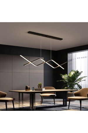 مصباح مقص أسود من MNZ ، معلق الشنادل ، إضاءة حديثة ، ديكورية 3 ألوان خفيفة CL30103 - CATLUZ