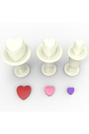 مُصمم للقلب من طراز MNZ مع حقن صغير (3 قطع) - Elit Parti