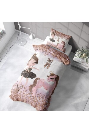 غطاء غطاء باليرينا MNZ، مجموعة غطاء غطاء واحد، غطاء غطاء باليرينا الرقص، 3 قطع، قابل للغسل KD8546NEVTK - eco concept