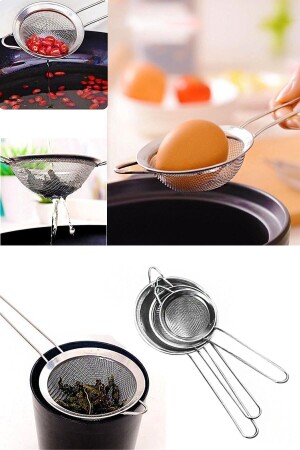 MNZ-الفخامة معدنية لا تتصلب 3 حجم الشاي والعشاب المزق الشاي العشب -اللبن-البرق السكر -القهوة المزق - Kitchen Beauty