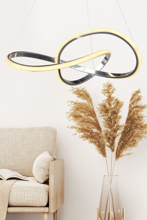 MNZ- زغرب 3 لون LED شمعة كروم BEG1097 - Begüsa