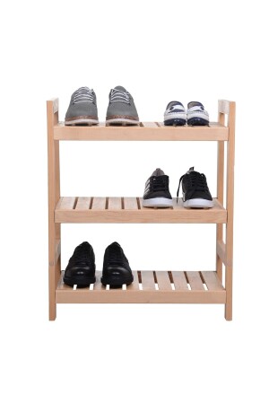 MNZ-خشب التصميم الزخرفي الثابت 3 قطع راك الأحذية ösgöjm - ATS Dekor