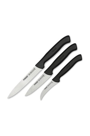 مجموعة مطبخ استخدام اليومي MNZ مع معقب أسود 3 قطع prg35085 - Pirge