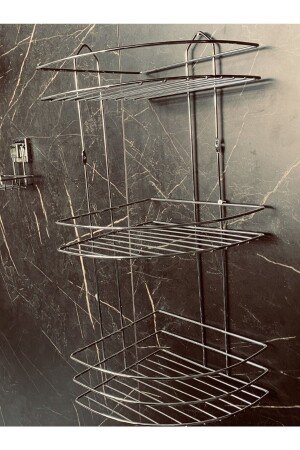 MNZ-اقتصادية زاوية معدنية 3 طبقة كروم حمام الاستحمام رف شامبو حامل زاوية رف RENKASKILIK32 - RENKYAPI