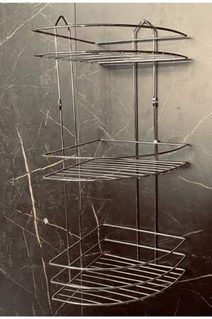 MNZ-اقتصادية الزاوية 3 طبقات كروم حمام حمام رف شامبو حامل الزاوية رف RENKASKILIK33 - RENKYAPI