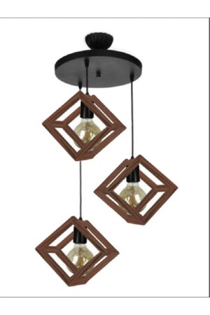 صندوق خشبي ممطّن من MNZ 3 قطع من الشنارة TYC00431390360 - Zuhal Aydınlatma