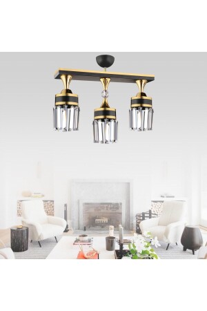 MNZ-نايروبي 3-قطعة أسود صف سليندر سليفر لخيال شمعة مع الحجارة البلورية والشريط الصفراء TYC00836250942 - Kraliçe